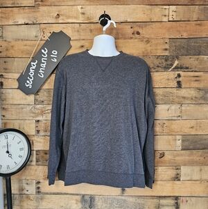 Eddie Bauer Men's Dark Gray Crewneck Sweatshirt Pullover Casual Size XL